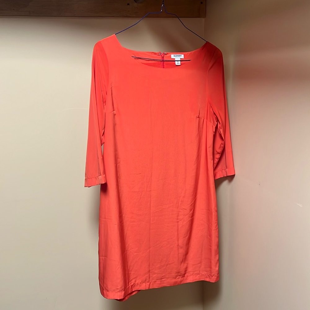 Women’s Size Medium Orange Old Navy Dress